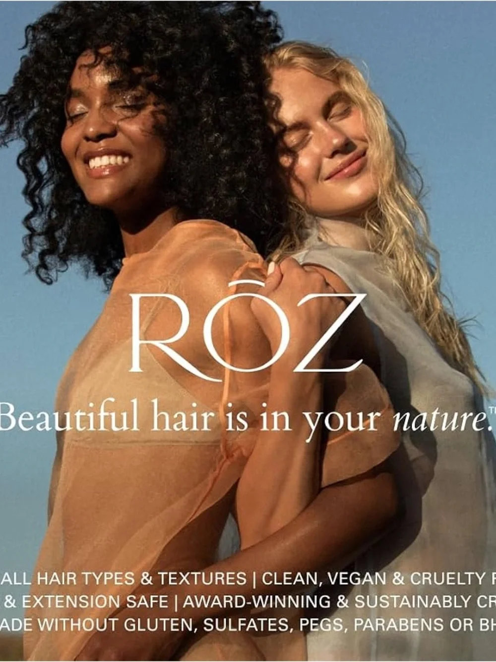 ROZ Hair Foundation Hair Mask Hydrating & Repairing Treatment Vegan 5 oz. NIB